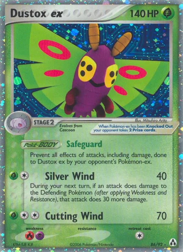 Dustox ex — Legend Maker, Rare