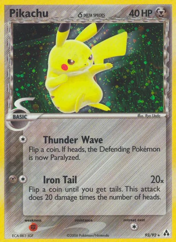 Pikachu δ — Legend Maker, Rare