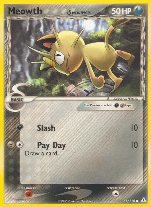 Meowth δ — Holon Phantoms, Common