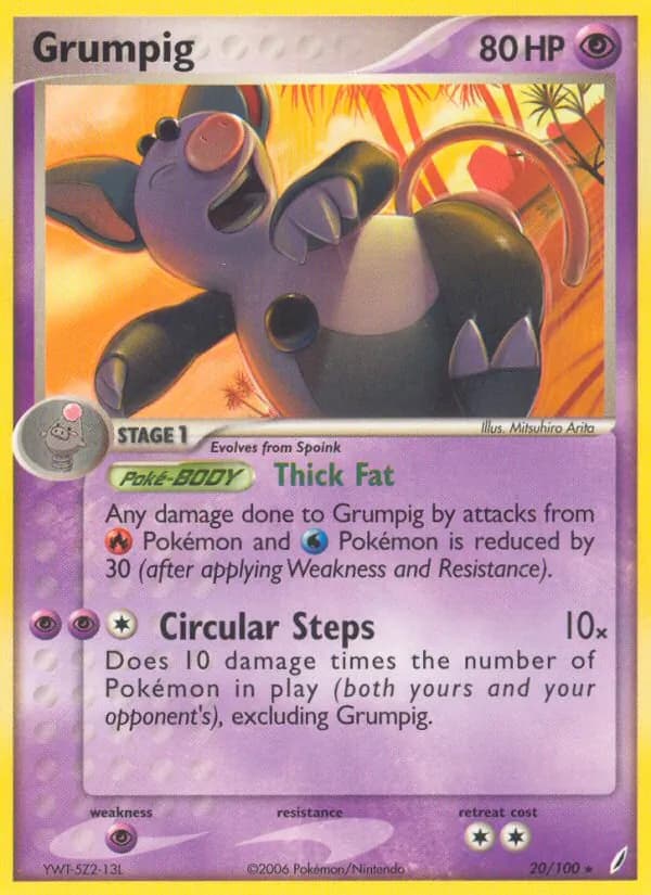 Grumpig — Crystal Guardians, Rare