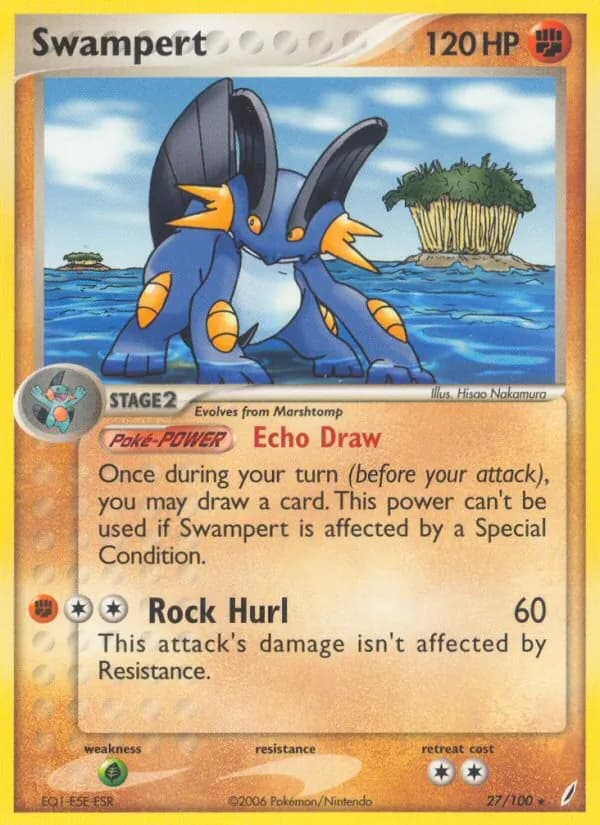 Swampert — Crystal Guardians, Rare