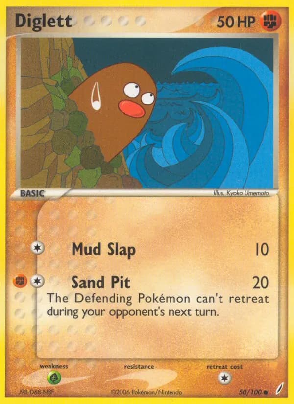 Diglett — Crystal Guardians, Common