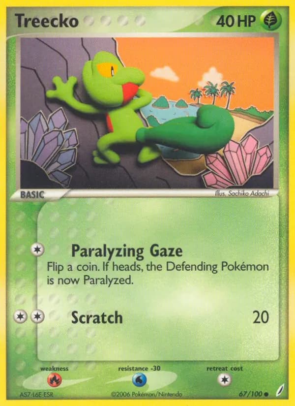 Treecko — Crystal Guardians, Common