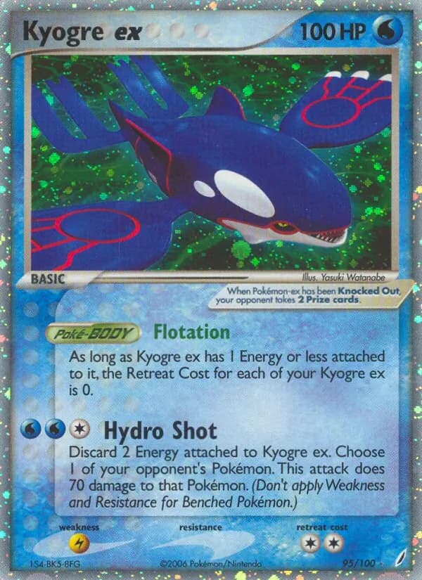 Kyogre ex — Crystal Guardians, Rare