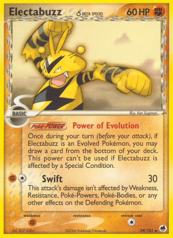 Electabuzz δ — Dragon Frontiers, Uncommon