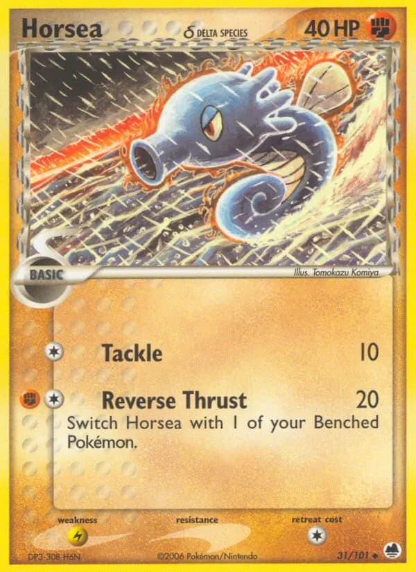 Horsea δ — Dragon Frontiers, Uncommon