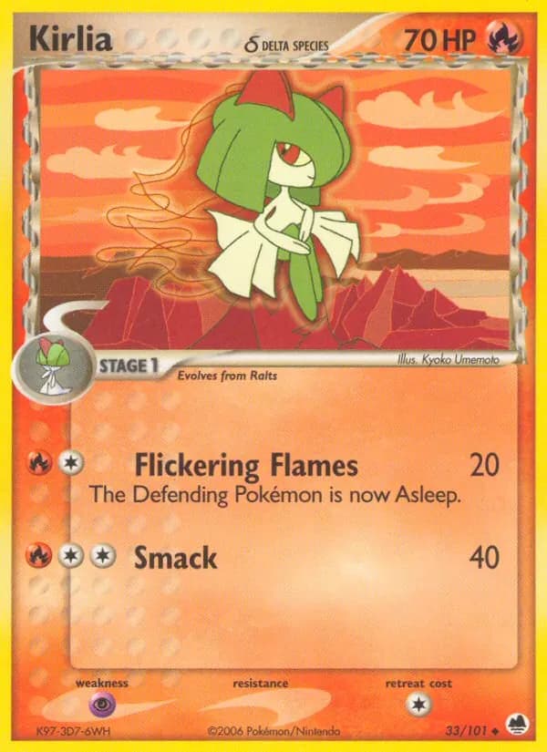 Kirlia δ — Dragon Frontiers, Uncommon
