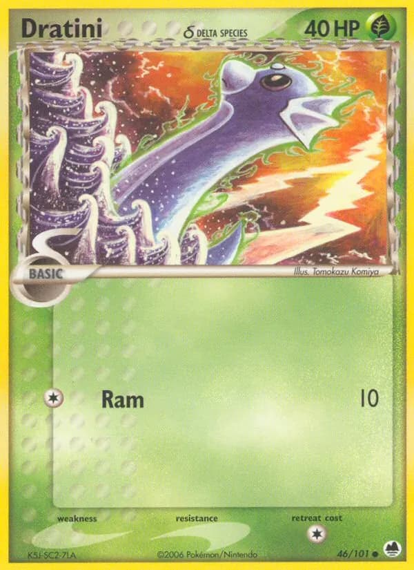 Dratini δ — Dragon Frontiers, Common