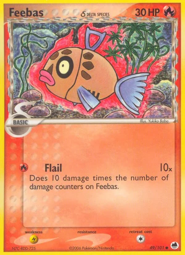 Feebas δ — Dragon Frontiers, Common