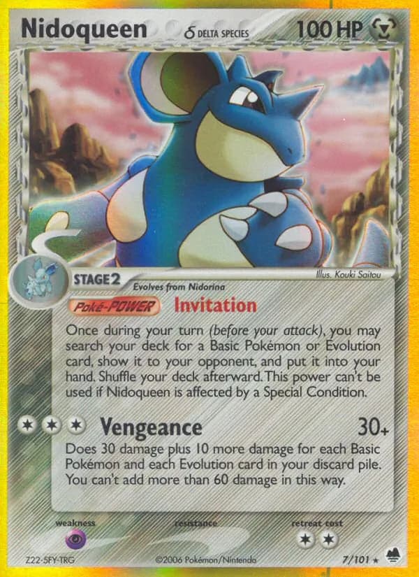 Nidoqueen δ — Dragon Frontiers, Rare