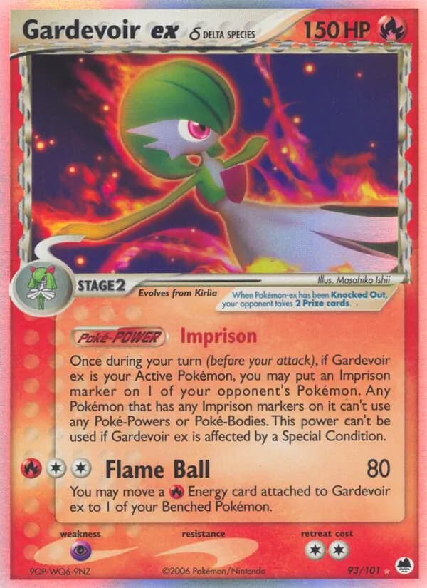Gardevoir ex δ — Dragon Frontiers, Rare