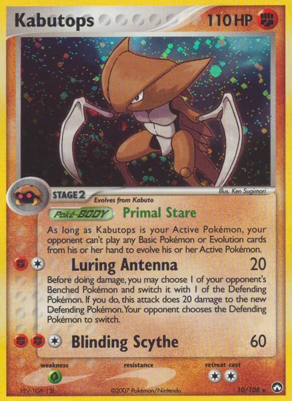 Kabutops — Power Keepers, Rare