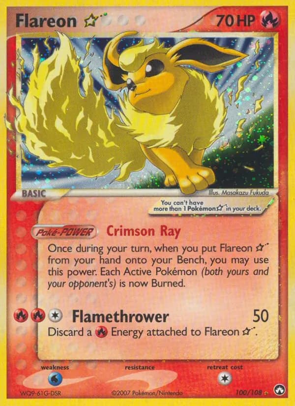 Flareon Star — Power Keepers, Rare