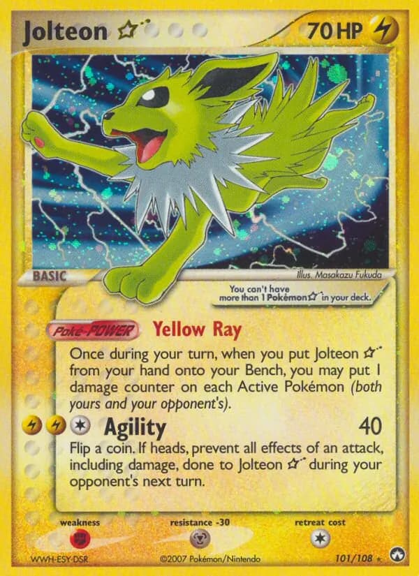 Jolteon Star — Power Keepers, Rare