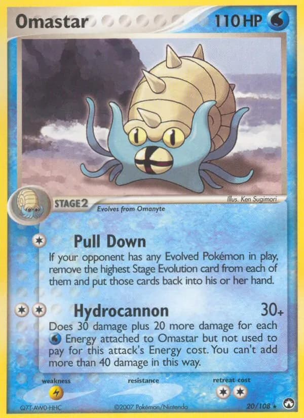 Omastar — Power Keepers, Rare