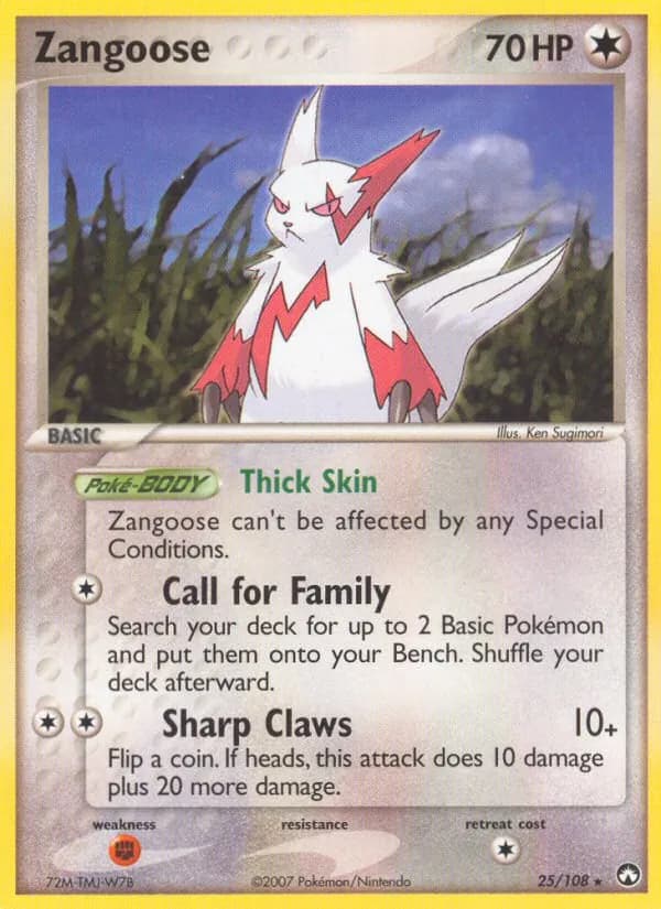 Zangoose — Power Keepers, Rare