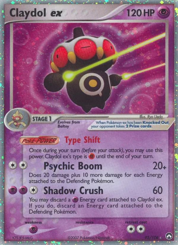 Claydol ex — Power Keepers, Rare