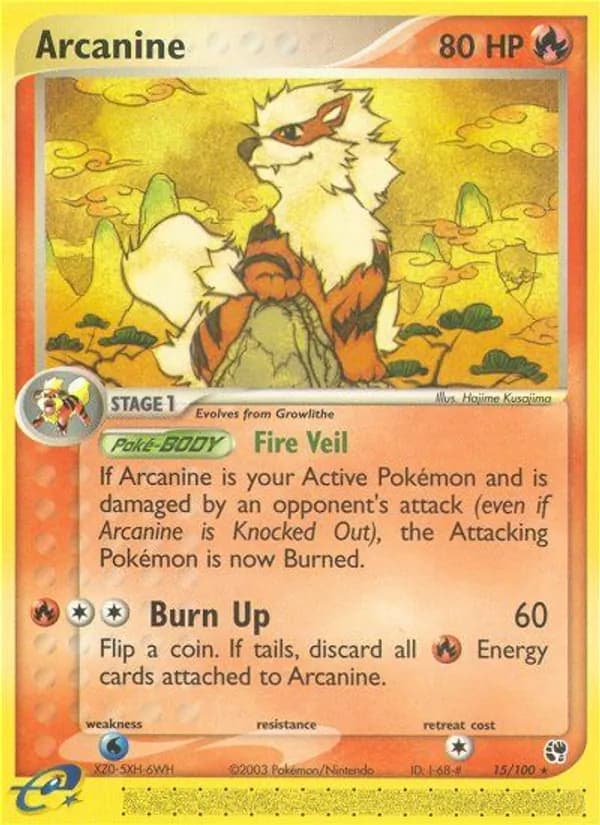 Arcanine — Sandstorm, Rare
