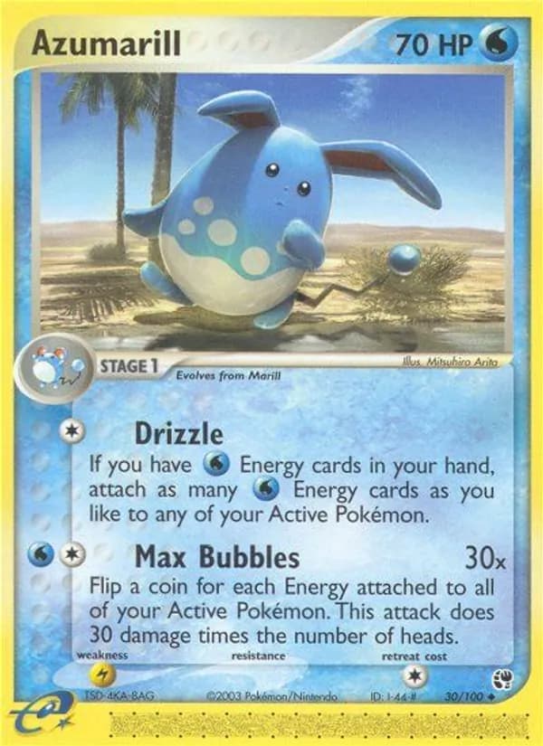 Azumarill — Sandstorm, Uncommon