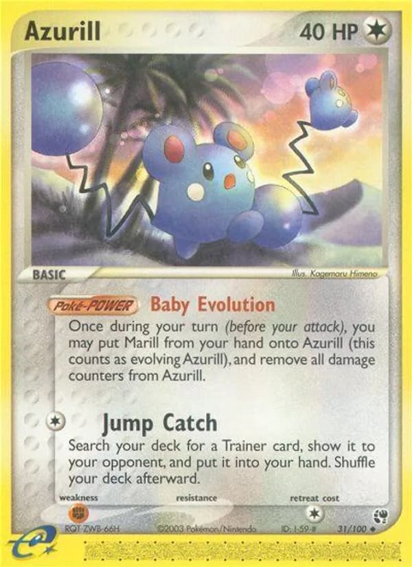 Azurill — Sandstorm, Uncommon