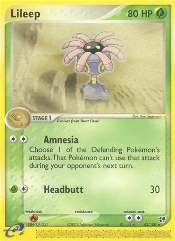 Lileep — Sandstorm, Uncommon