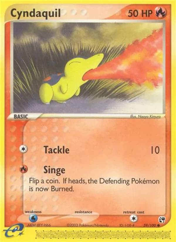 Cyndaquil — Sandstorm, Common