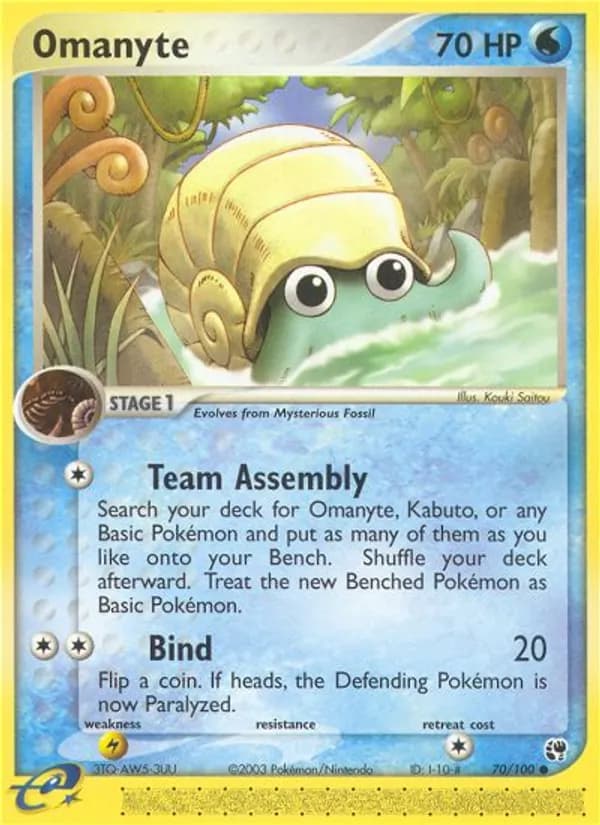 Omanyte — Sandstorm, Common