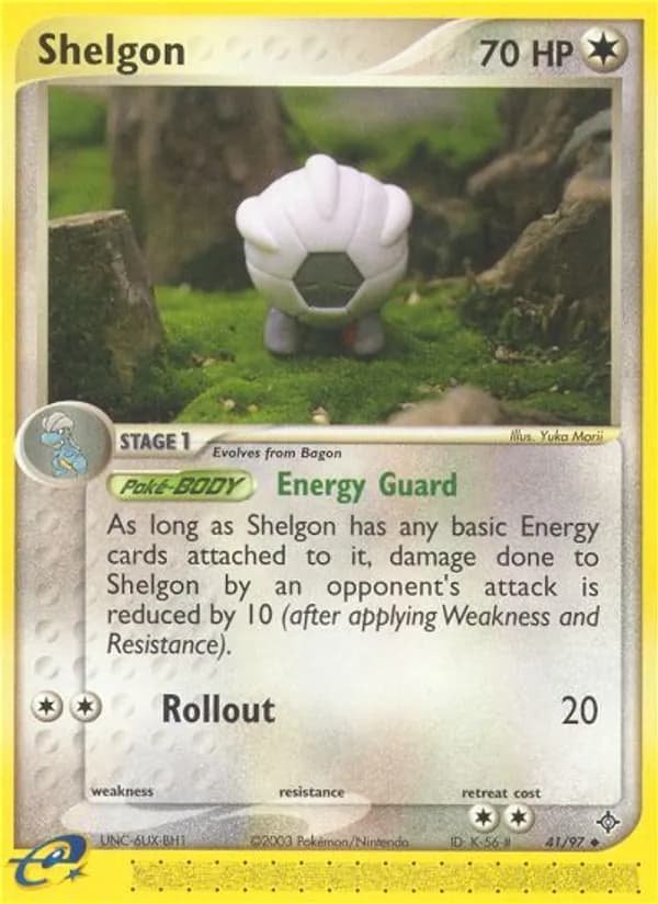 Shelgon — Dragon, Uncommon