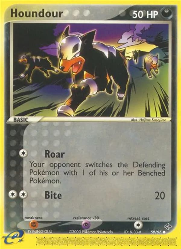 Houndour — Dragon, Common