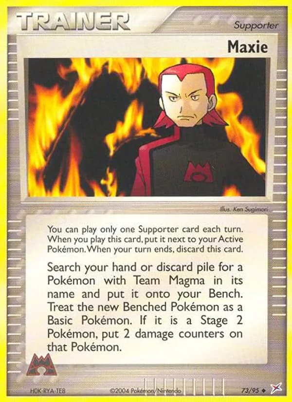 Maxie — Team Magma vs Team Aqua, Uncommon