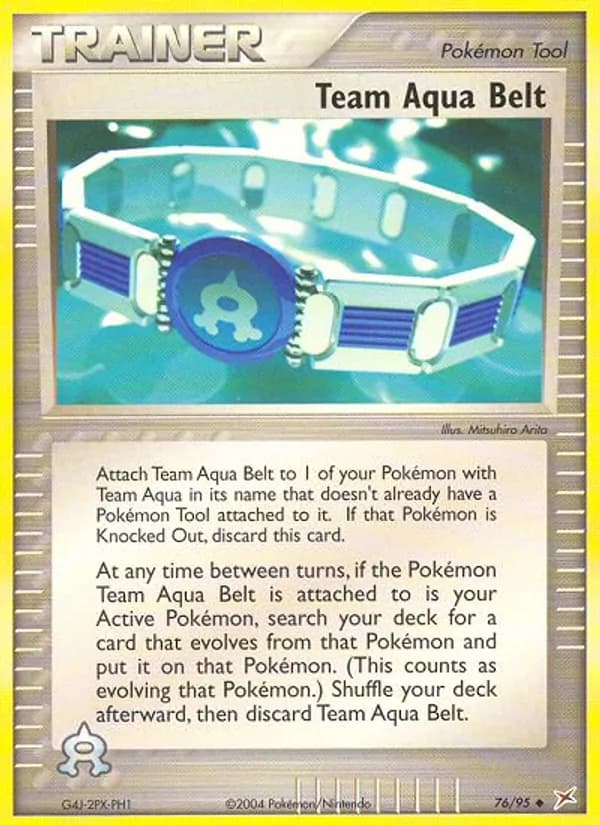 Team Aqua Belt — Team Magma vs Team Aqua, Uncommon