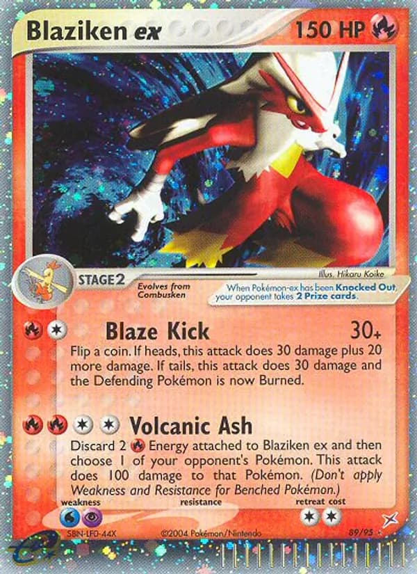 Blaziken ex — Team Magma vs Team Aqua, Rare