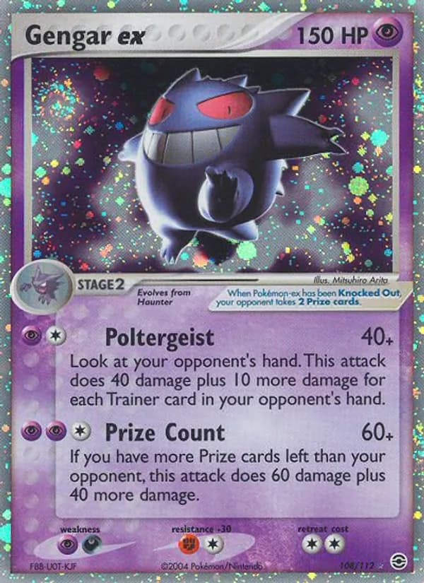 Gengar ex — FireRed & LeafGreen, Rare