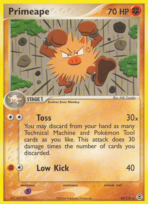 Primeape — FireRed & LeafGreen, Rare