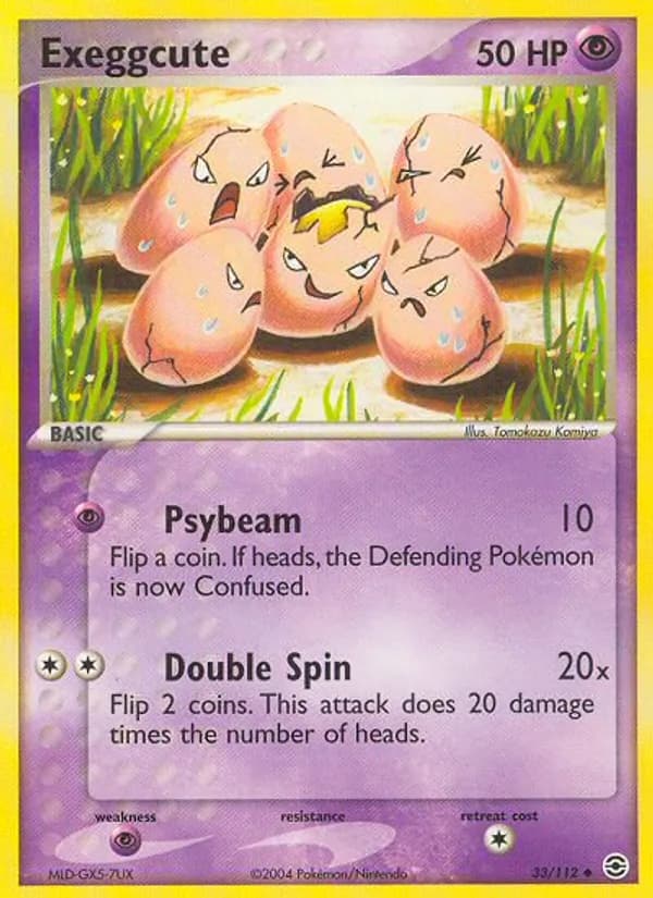 Exeggcute — FireRed & LeafGreen, Uncommon