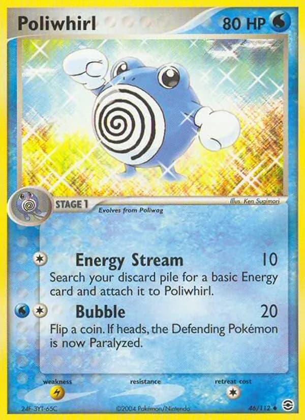 Poliwhirl — FireRed & LeafGreen, Uncommon