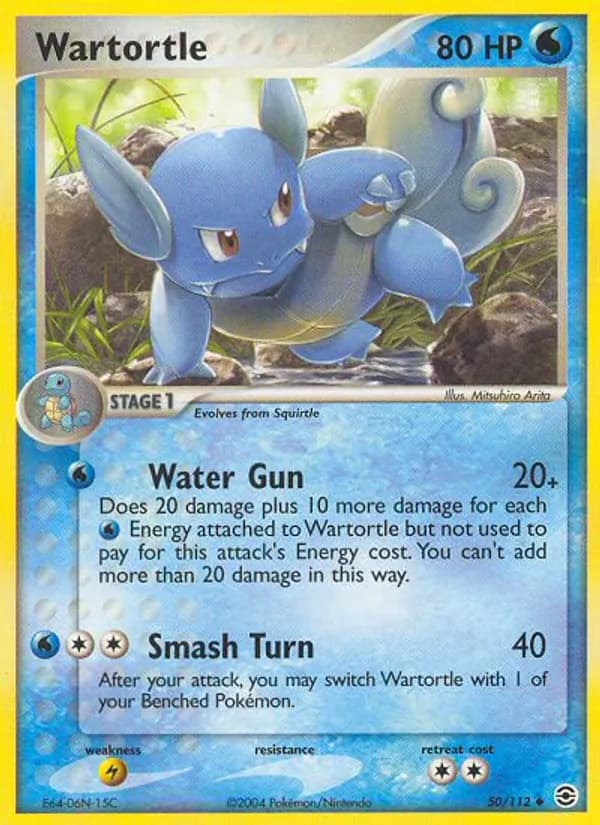 Wartortle — FireRed & LeafGreen, Uncommon