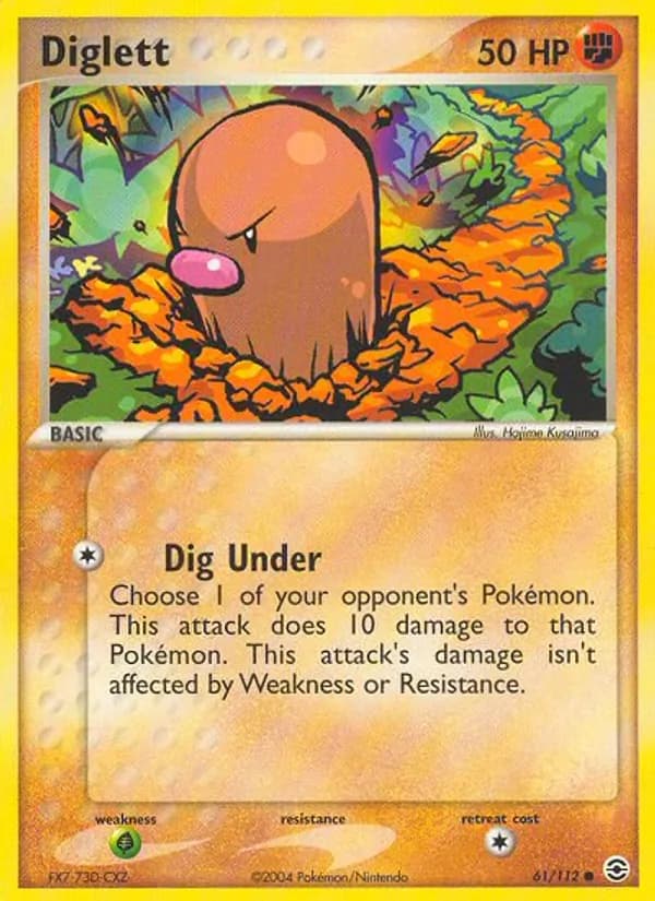 Diglett — FireRed & LeafGreen, Common