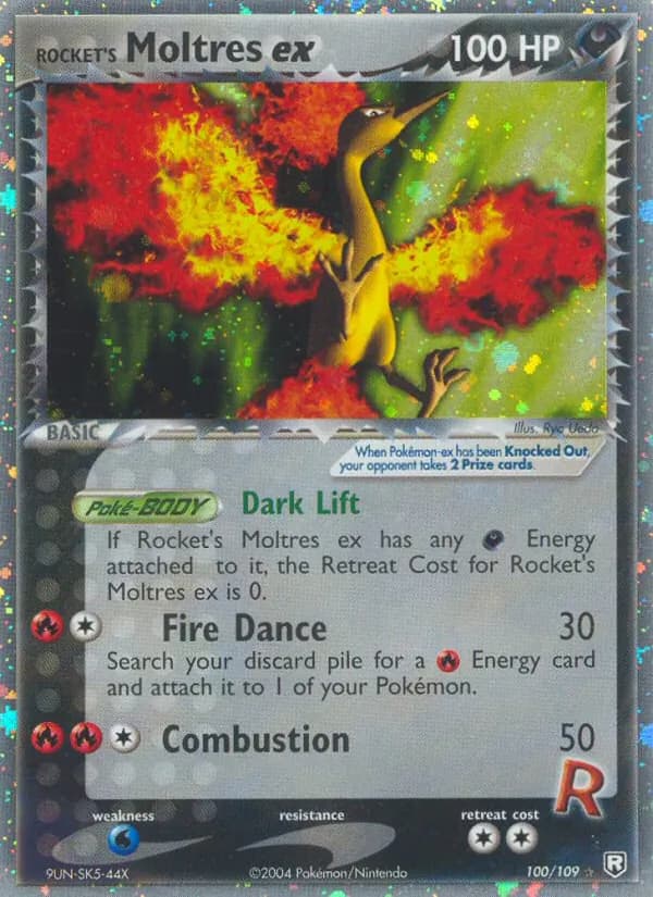 Rocket's Moltres ex — Team Rocket Returns, Rare