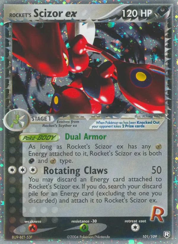 Rocket's Scizor ex — Team Rocket Returns, Rare