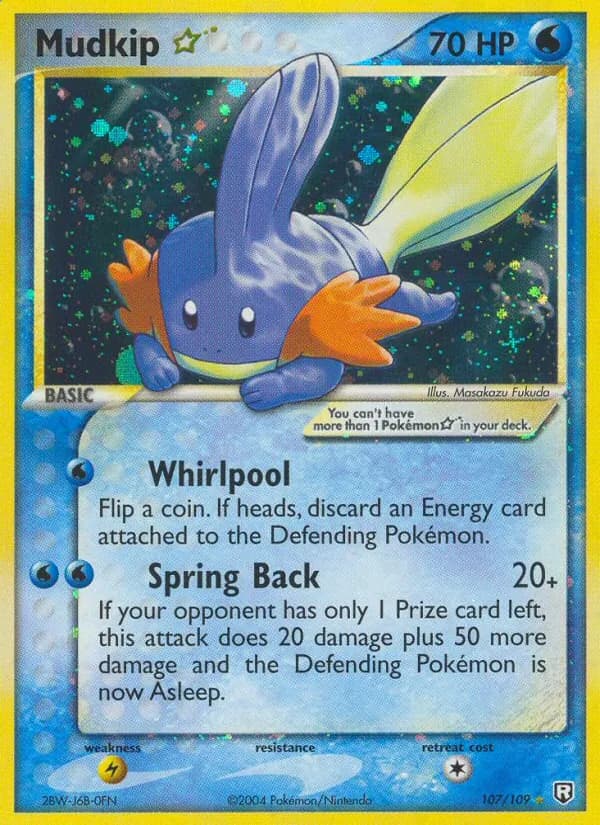 Mudkip Star — Team Rocket Returns, Rare