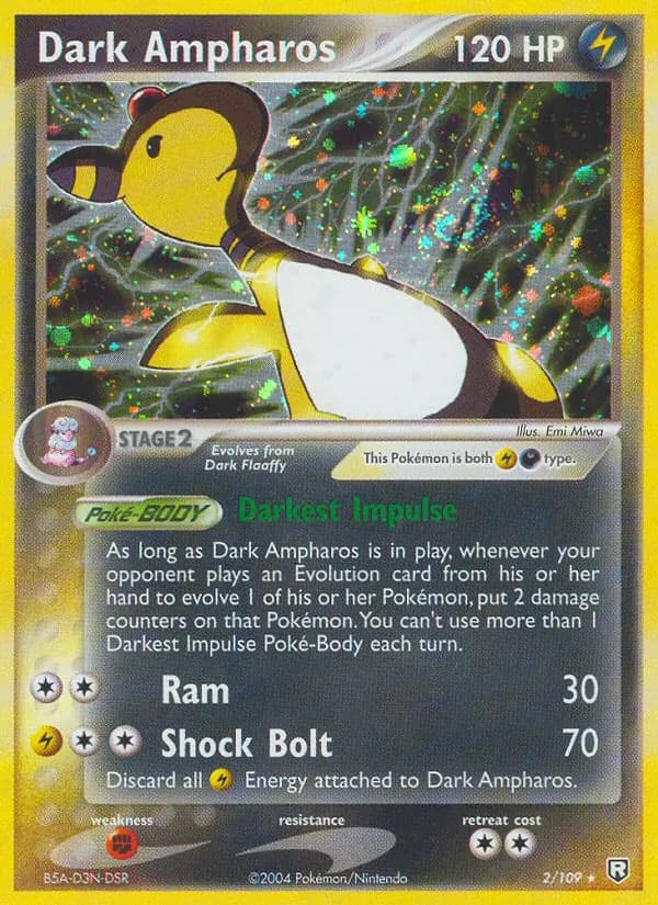 Dark Ampharos — Team Rocket Returns, Rare