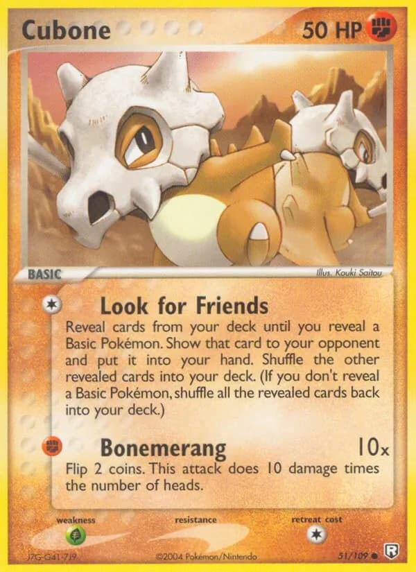 Cubone — Team Rocket Returns, Common