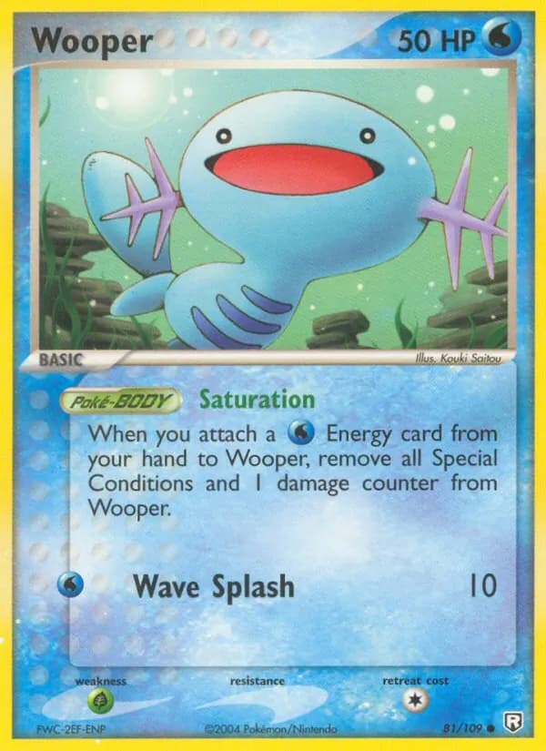 Wooper — Team Rocket Returns, Common