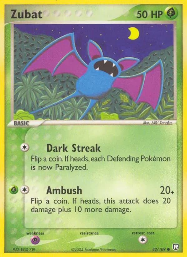 Zubat — Team Rocket Returns, Common