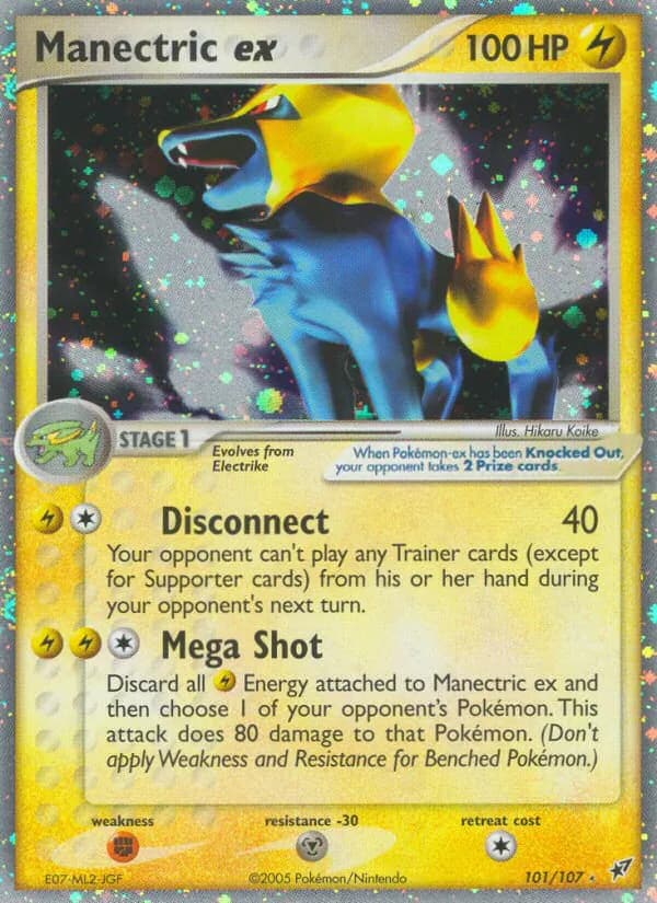 Manectric ex — Deoxys, Rare