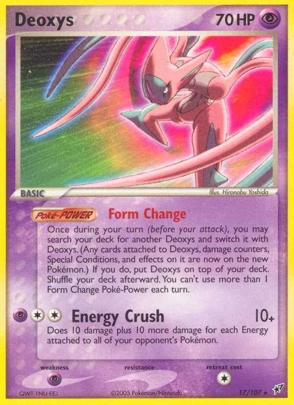 Deoxys — Deoxys, Rare