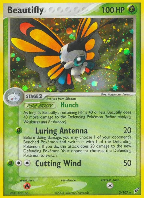 Beautifly — Deoxys, Rare