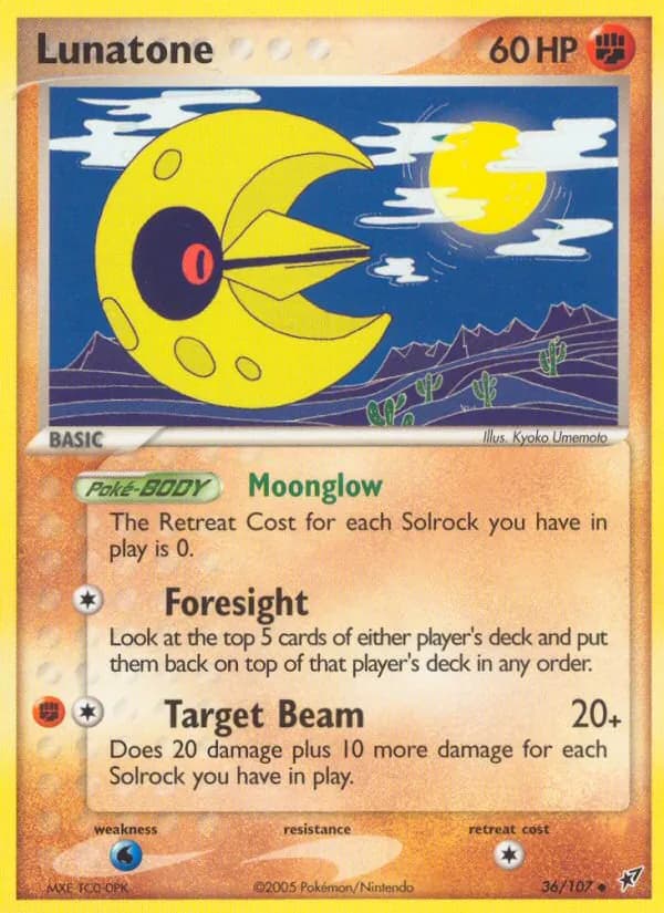 Lunatone — Deoxys, Uncommon