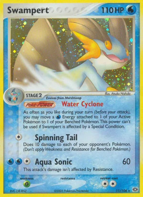 Swampert — Emerald, Rare